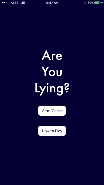 Are You Lying - The Game