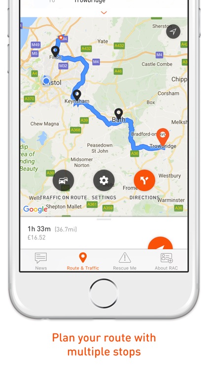 RAC Route Planner UK