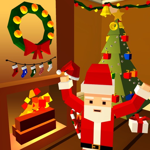 Christmas House Decoration 3D icon