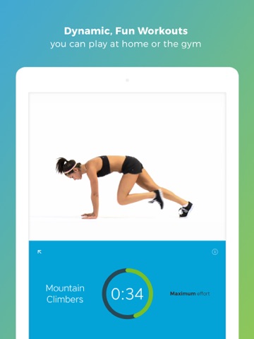 Workout Trainer fit trainen iPad app afbeelding 1