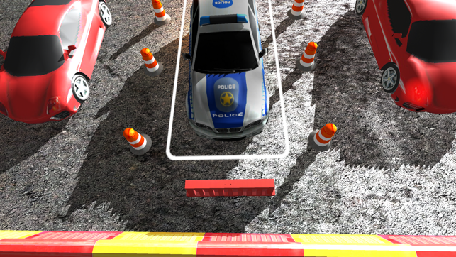 Real Police Car Parking 3D Sim