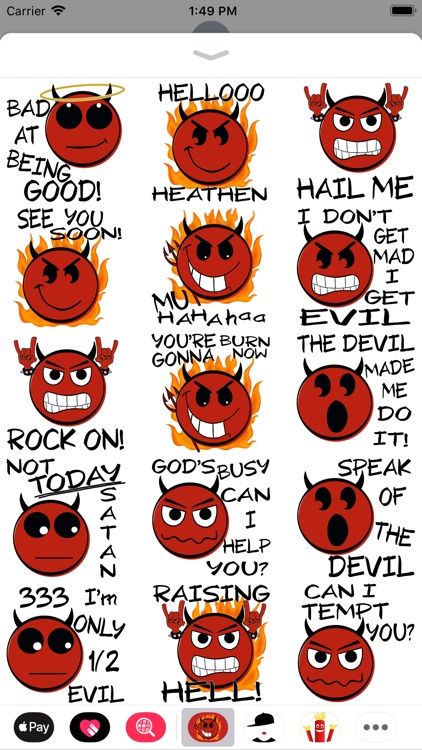 Red Devil Stickers