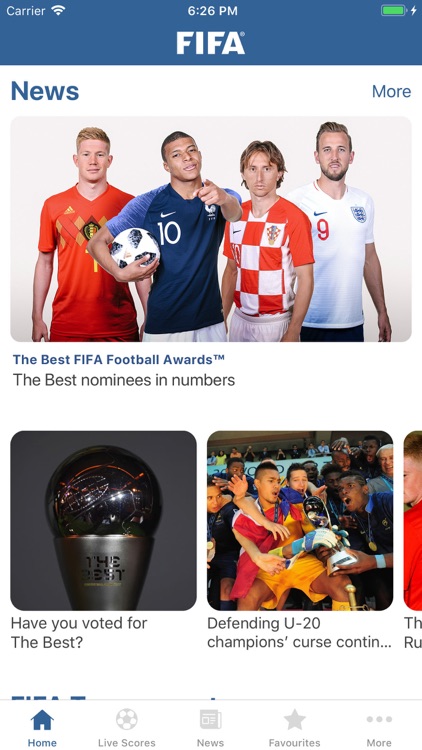 FIFA - Soccer News & Scores screenshot-0