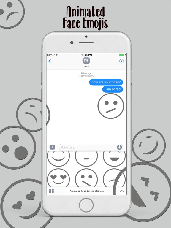 Animated Face Emojis Stickers image #1