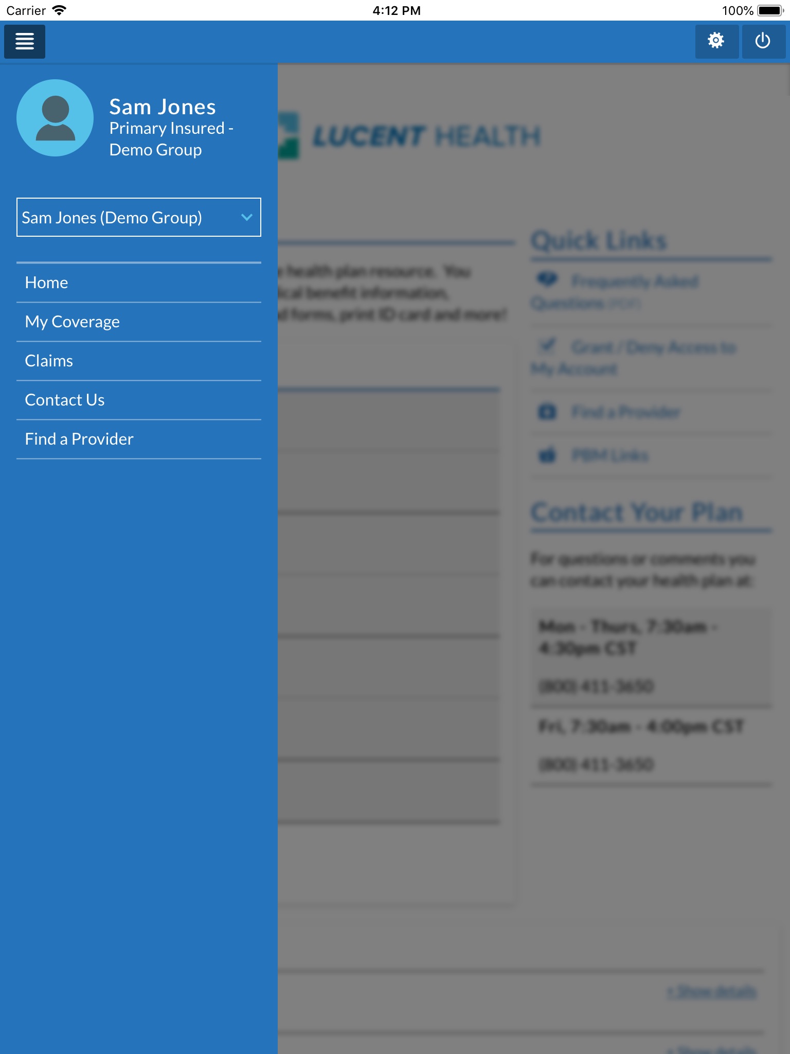 Lucent Health Mobile screenshot 3