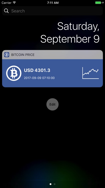 Bitcoin Price & Widget