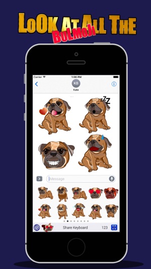 BulldogMoji - Bulldog Stickers(圖4)-速報App