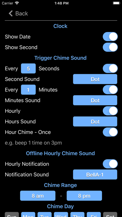 Chime Clock screenshot 3