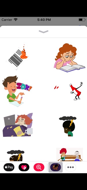 College Animated Life Stickers(圖2)-速報App