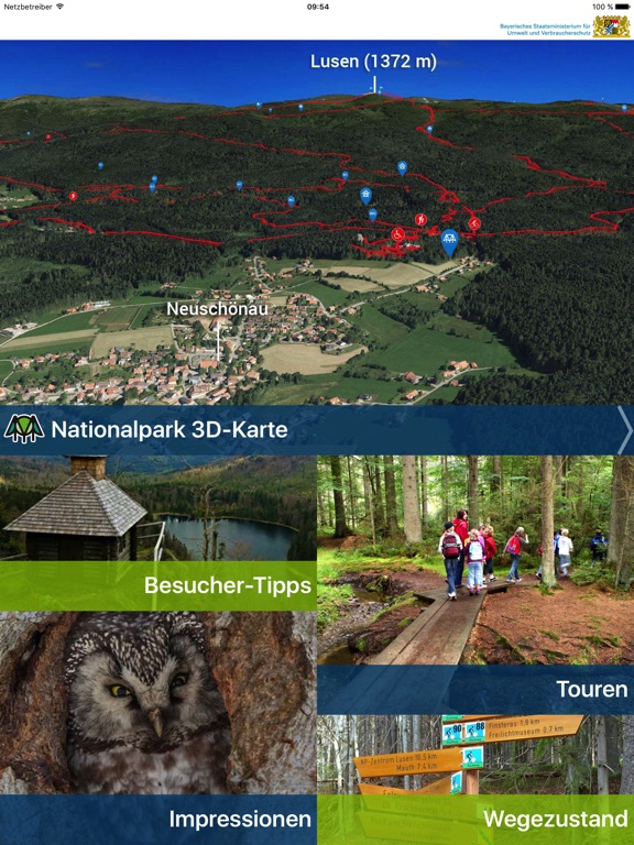 Nationalpark Bayerischer Wald iPad Nationalpark Bayerischer Wald iPad