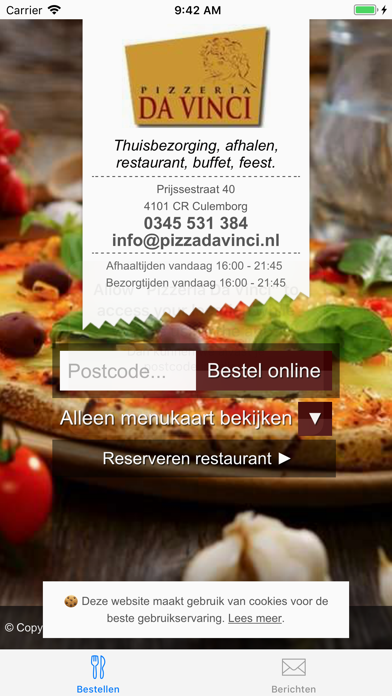 How to cancel & delete Pizzeria Da Vinci Culemborg from iphone & ipad 1