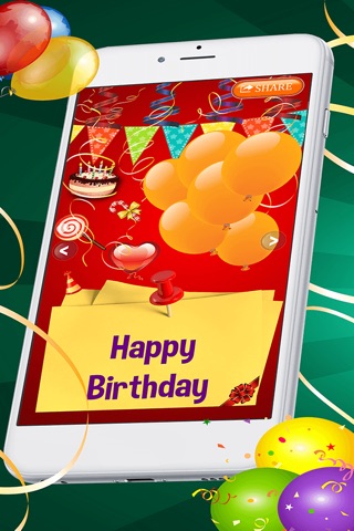 Happy Bday Greeting Card Maker screenshot 3