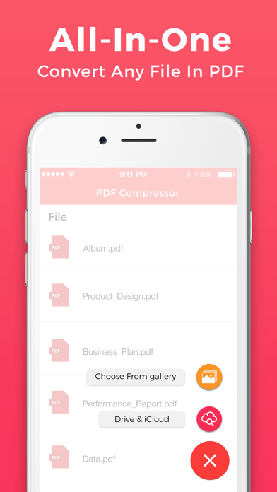 How to cancel & delete PDF Compressor : Reduce Size from iphone & ipad 1