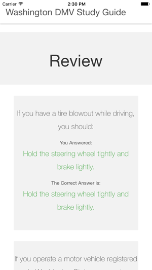 Washington DMV Study Guide(圖4)-速報App