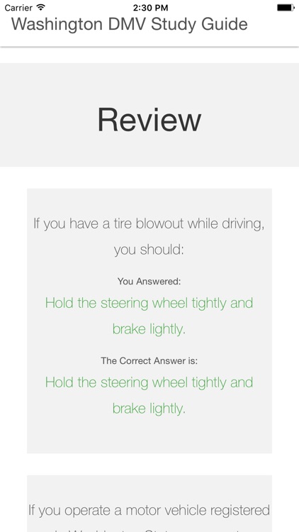 Washington DMV Study Guide screenshot-3