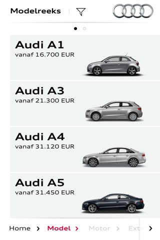 Audi Configurator BE screenshot 2