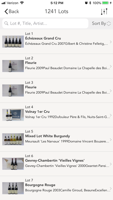 Winefield's Auctioneers screenshot 2