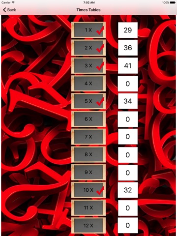 Spelling Games : Times Tables screenshot 3
