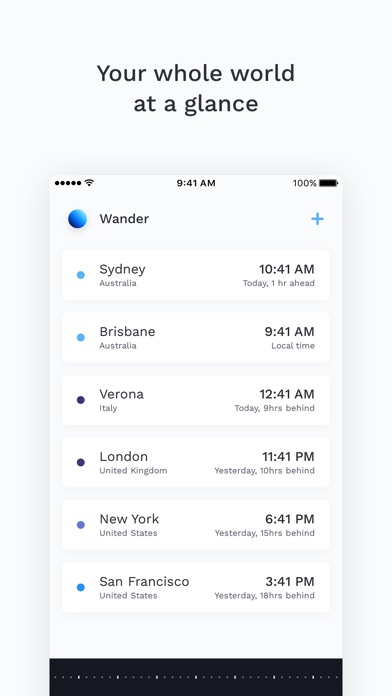 Wander - Beautiful World Time screenshot 2