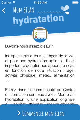 Mon bilan hydratation screenshot 3