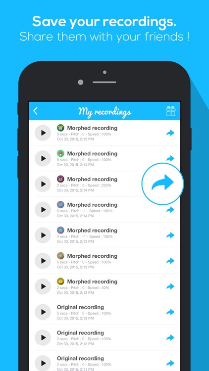 Voice Morphing - change your voice ! screenshot-3
