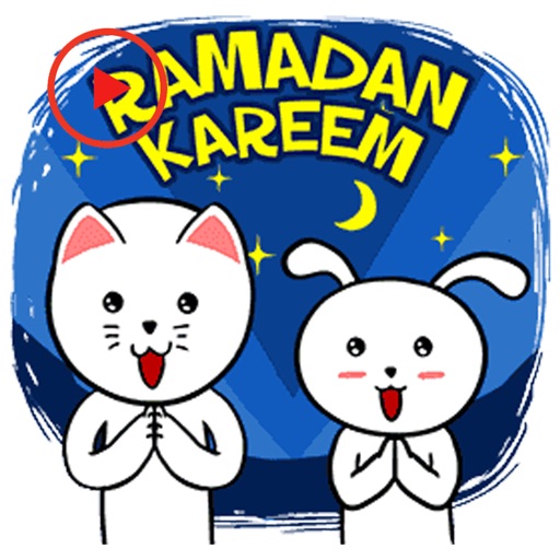 Ramadan With Cat And Rabbit Animated Stickers