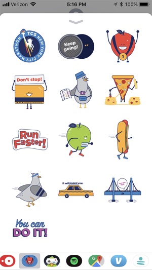 TCS NYC Marathon Sticker Pack(圖5)-速報App