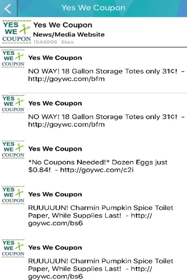 Yes We Coupon screenshot 2