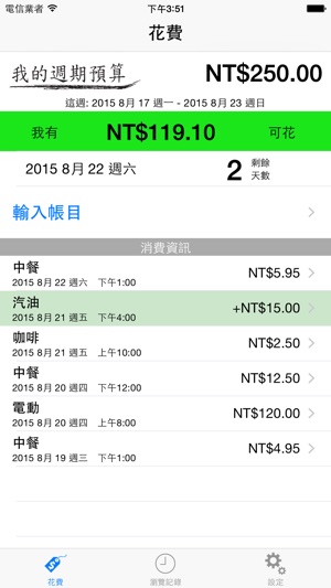 我的週期預算 - My Weekly Budget(圖1)-速報App