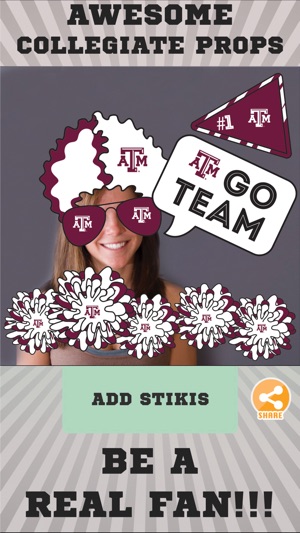 Texas A&M Aggies Selfie Stickers(圖2)-速報App