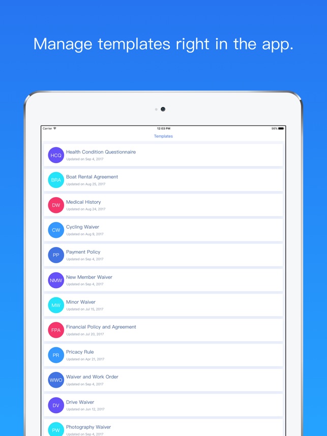 waiverforever online waiver on the app store online consent form apple id