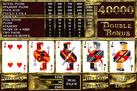 Video Poker Gold screenshot 3