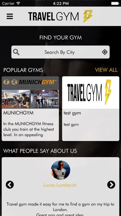 Travel gym screenshot 2