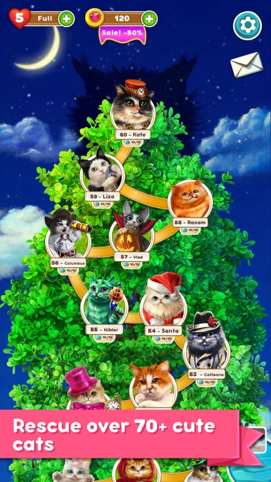 Cute Cats: Magic Adventure screenshot 2