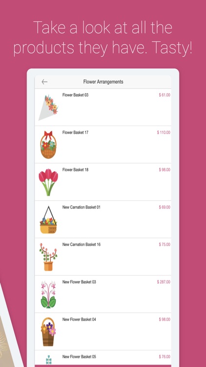 Ordering Flowers App