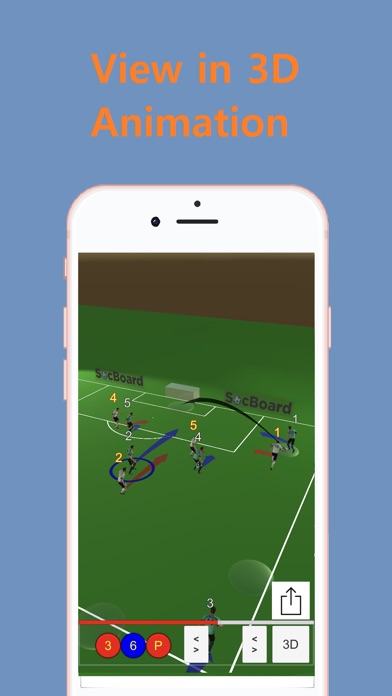 Soccer 3D Tactics Board screenshot 2