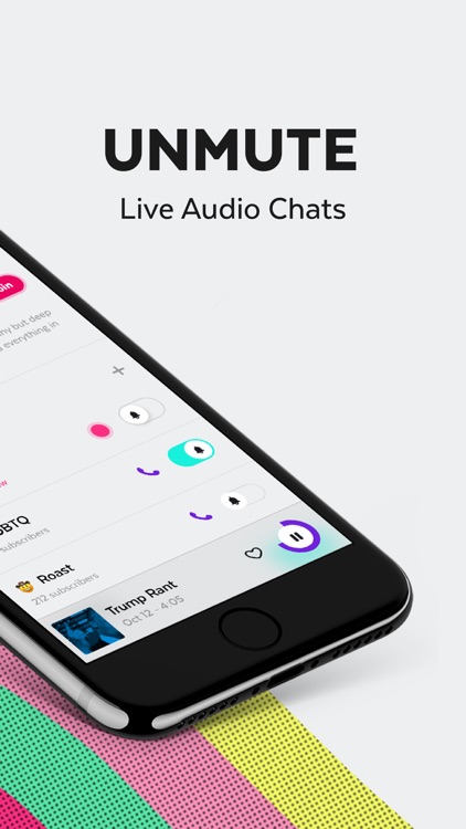 Unmute - Live Audio Chats