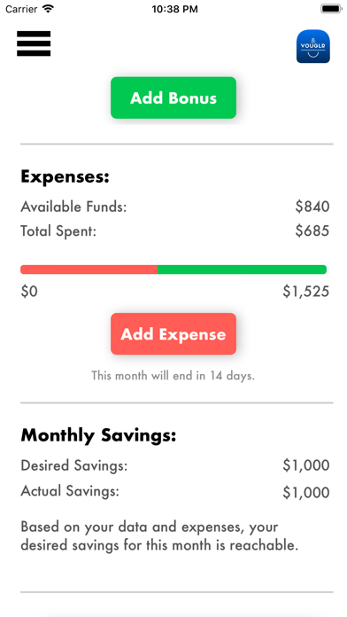 Vouglr | Budgeting Made Simple screenshot 2