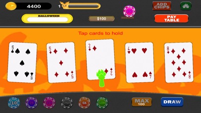 Halloween Video Poker screenshot 3