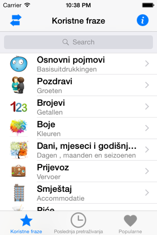 Useful Dutch Croatian phrases screenshot 2