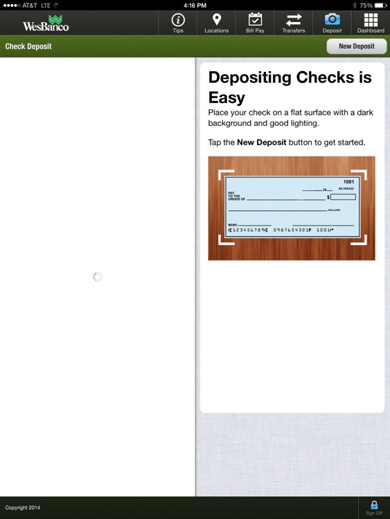 WesBanco Mobile Banking iPad Version screenshot-3