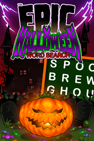 Epic Halloween Word Search - giant wordsearch - náhled