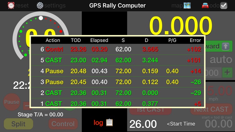 GPS Rally Computer screenshot-3
