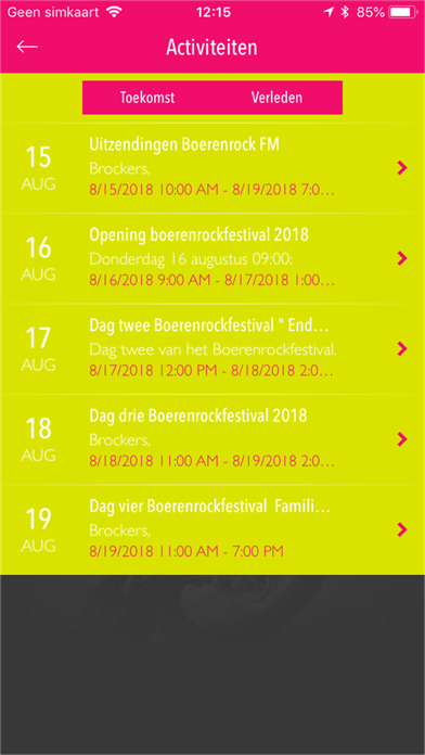 How to cancel & delete Boerenrock Festival from iphone & ipad 4