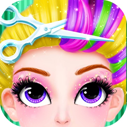 Princess hair salon - dress up