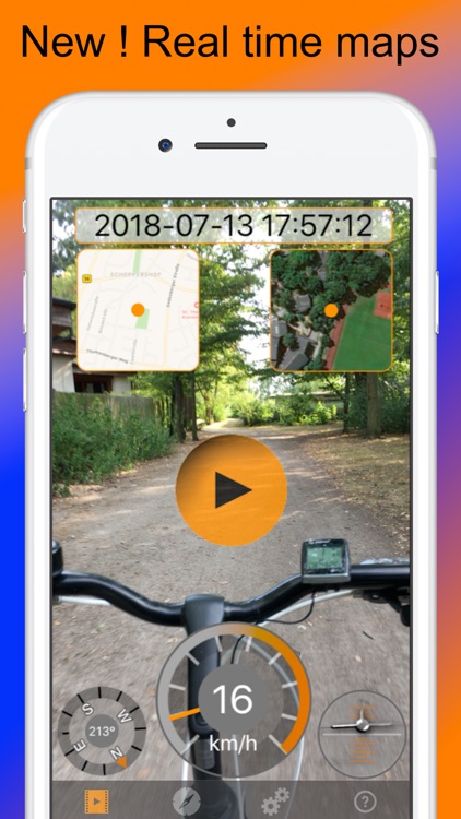 Action Cam w. Maps,speed,GPS.. screenshot-0
