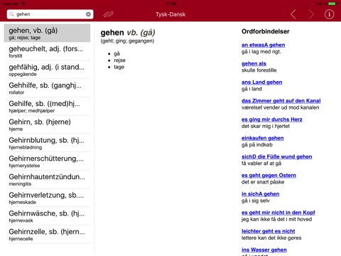 Gyldendal's German Danish Dictionary - Mini screenshot 3