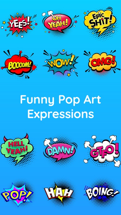Comic Boom Cartoon Sticker App screenshot 4