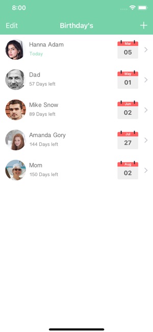 Birthday's Reminder App(圖3)-速報App