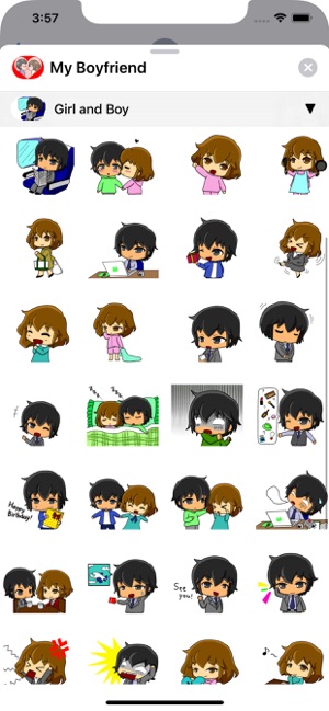 My Boyfriend Stickers(圖9)-速報App